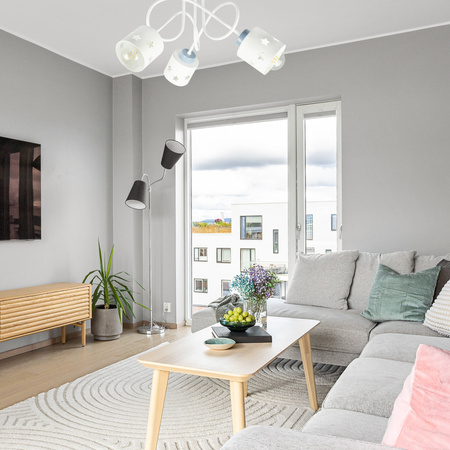 LAMPA SUFITOWA GWIAZDKI KOLOROWA DO POKOJU DZIECIĘGO ŻYRANDOL 3 LUNARI BBN/3