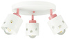 LAMPA SUFITOWA DZIECIĘCA PLAFON BIAŁY RÓŻOWY DLA DZIECI RUCHOMY E27 LUNARI PBR/3