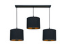 LAMPA MIRROR LINE 3 BLACK