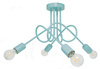 LAMPA SUFITOWA DZIECIĘCA MONDO 4 TURKUS PASTEL