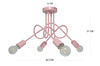 LAMPA SUFITOWA DZIECIĘCA MONDO 4 RÓŻOWY PASTEL