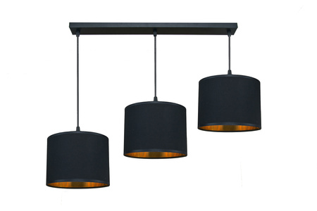 LAMPA MIRROR LINE 3 BLACK
