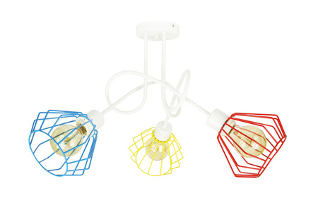 LAMPA EDISON LOFT KOLORY ŻYRANDOL DLA DZIECI