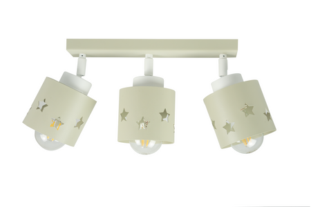 LAMPA DLA DZIECI SUFITOWA WISZĄCA PLAFON GWIAZDKI RUCHOMY BEŻ LUNARI LB/3