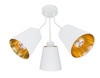 LAMPA SUFITOWA RAMO 3 BIAŁO-ZŁOTA