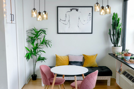 Plafon AURA Czarny Szklany Miodowy Klosz