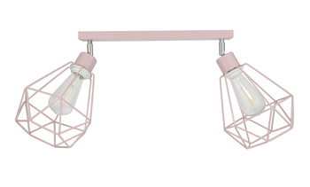 LAMPA LISTWA CARMEN PASTEL RÓŻ MODERNO