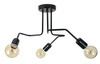 LAMPA SUFITOWA VANESSA 1004/3 KOLOR CZARNY MODERNO