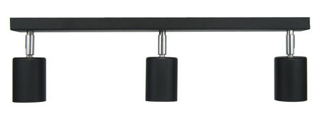 LISTWA SUFITOWA 3 SPOT PLAFON CZARNA