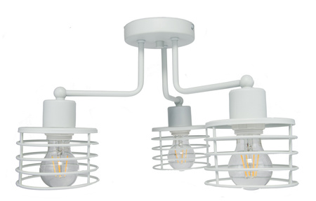 LOFTON 3 KOSZYKI OKRĄGŁE SZARA