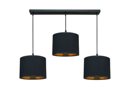 LAMPA MIRROR LINE 3 BLACK
