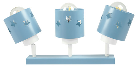LAMPA SUFITOWA DZIECIĘCA NIEBIESKA WISZĄCA PLAFON GWIAZDKI RUCHOMY LUNARI LN/3