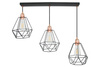 LISTWA SUFITOWA DIAMENT EDISON MIEDŹ LOFT