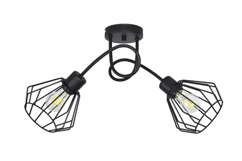 ARTEMIDA ŻYRANDOL EDISON 2P CZARNY