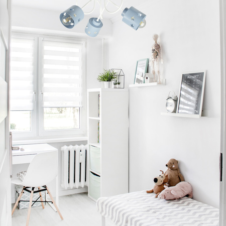 LAMPA SUFITOWA GWIAZDKI KOLOROWA DO POKOJU DZIECIĘGO ŻYRANDOL 3 WISZĄCA LUNARI BN/3