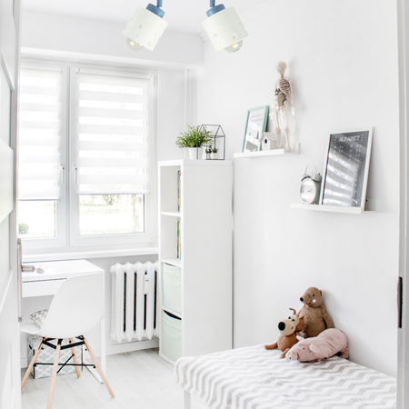 LAMPA SUFITOWA DLA DZIECI LUMIMI SERCA BIAŁO NIEBIESKA LUMIMII LBN/2