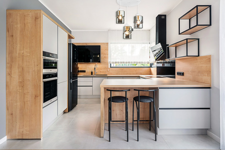 Plafon AURA Biały Szklany Grafitowy Klosz