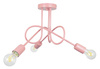 Lampa sufitowa dziecięca MONDO RÓŻ PASTEL
