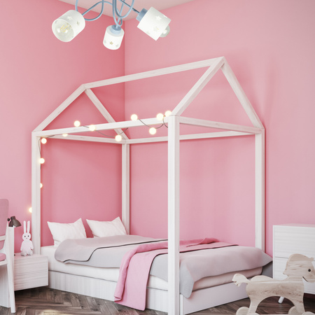 LAMPA SUFITOWA GWIAZDKI NIEBIESKI DO POKOJU DZIECIĘGO WISZĄCA LUNARI NB/3