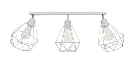 LAMPA LISTWA 3 CARMEN PASTEL SZARY MODERNO