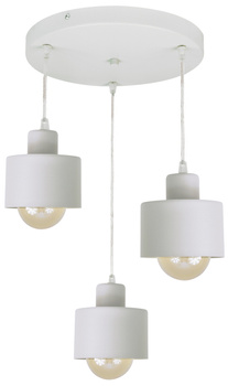 Plafon okrągły linka 3 NAIROBI SZARA