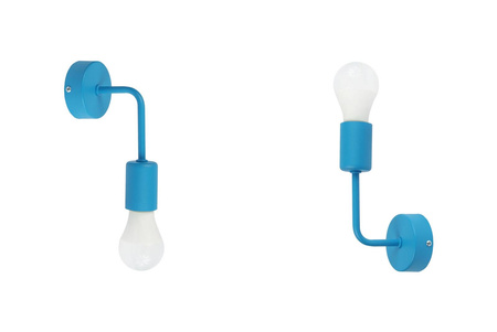 KINKIET VANESSA LOFT 1004/1 TURKUSOWY (DROBNA STRUKTURA) MODERNO