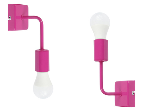 Kinkiet SQUARE 1003/1 KOLOR RÓŻOWY MODERNO