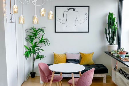 Lampa Biała Wisząca Pająk Żyrandol 4 Płomienna Szklany Klosz Aura Miodowy