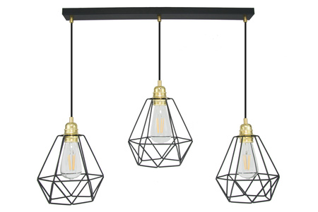 LISTWA SUFITOWA DIAMENT EDISON ZŁOTO LOFT