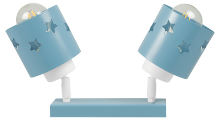 LAMPA SUFITOWA DLA DZIECI NIEBIESKA GWIAZDKI WISZĄCA KOSMOS PLAFON LUNARI LN/2