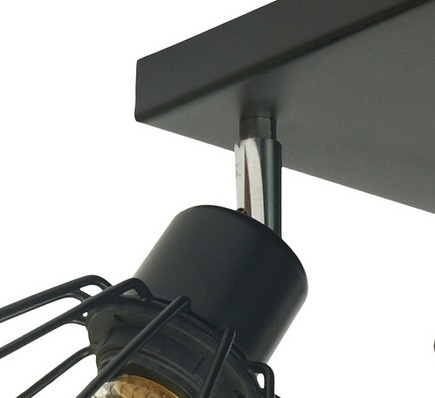 LAMPA ARTEMIDA PLAFON KWADRAT DIAMENT CZARNA MODERNO