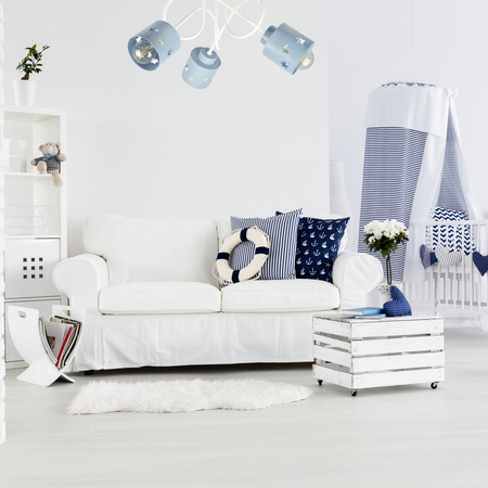 LAMPA SUFITOWA GWIAZDKI KOLOROWA DO POKOJU DZIECIĘGO ŻYRANDOL 3 WISZĄCA LUNARI BN/3