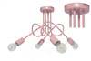 LAMPA SUFITOWA DZIECIĘCA MONDO 4 RÓŻOWY PASTEL