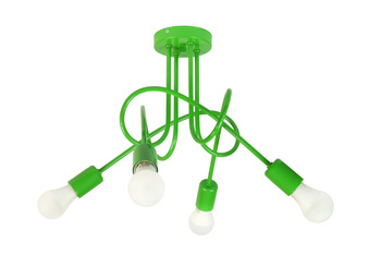 Lampa sufitowa MONDO 1001/4Z Zielona MODERNO