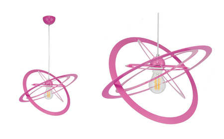 LAMPA WISZĄCA SFERIS KOLOR RÓŻ MODERNO