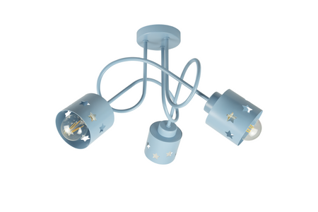 LAMPA SUFITOWA GWIAZDKI NIEBIESKA KOLOROWA DO POKOJU DZIECIĘGO LUNARI N/3