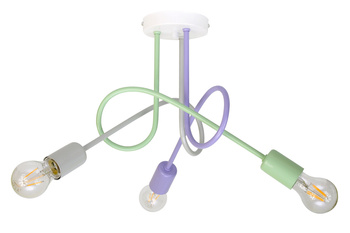 Lampa sufitowa dziecięca MONDO PASTEL 1001/3M2P