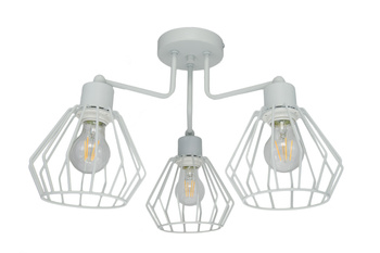 LOFTON 3 KOSZYKI DIAMENTY SZARA