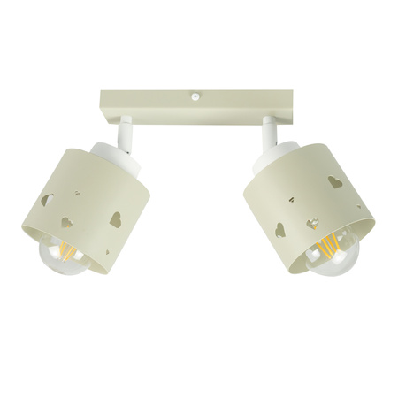 LAMPA SUFITOWA DLA DZIECI LUMIMI BEŻOWA SERCA LUMIMI LB/2