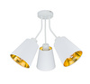 LAMPA SUFITOWA RAMO 3 BIAŁO-ZŁOTA