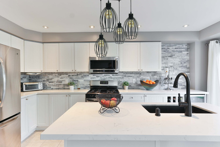 Lampa sufitowa FIORDA - plafon kwadratowy biały