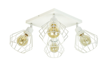 LAMPA ARTEMIDA PLAFON KWADRAT DIAMENT BIAŁA MODERNO