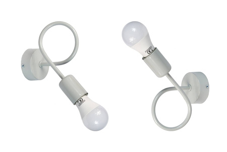 Kinkiet MONDO LOFT 1001/1 KOLOR SZARY MODERNO