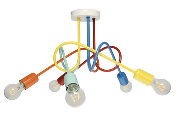 Lampa sufitowa MONDO multikolor MODERNO 1001/5MX4