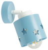 LAMPA KINKIET NIEBIESKI DLA DZIECI GWIAZDKI LED RUCHOMY LUNARI KN/1