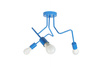 LAMPA SUFITOWA LUNA 1005/3 KOLOR NIEBIESKI (GRUBA STRUKTURA) MODERNO