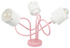 LAMPA SUFITOWA KOLOROWA DLA DZIECI RÓŻOWA ŻYRANDOL E27 SERCA WISZĄCA LUMIMI RB/3