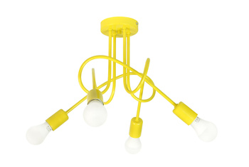 Lampa sufitowa MONDO 1001/4Z Żółta MODERNO