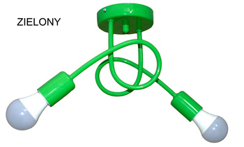 Żyrandol/kinkiet MONDO 2 ZIELONY