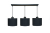 LAMPA MIRROR LINE 3 BLACK